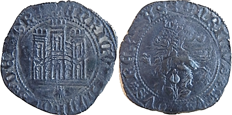 Tipo 22. Maravedí de vellón con castillo y león del Ordenamiento de Madrid de 1462 - Imagen 199