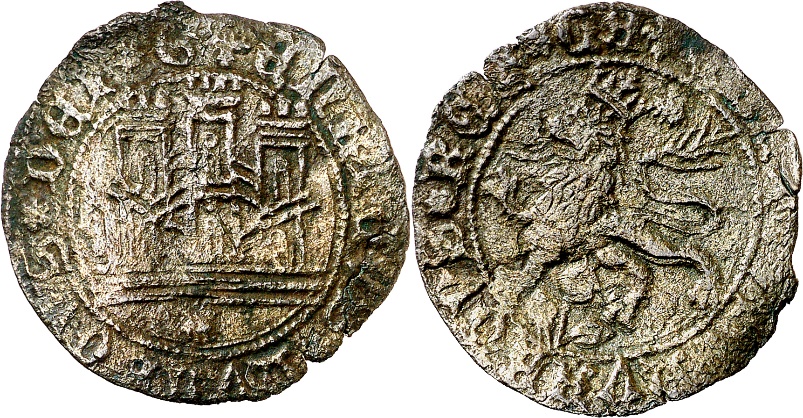 Tipo 22. Maravedí de vellón con castillo y león del Ordenamiento de Madrid de 1462 - Imagen 201