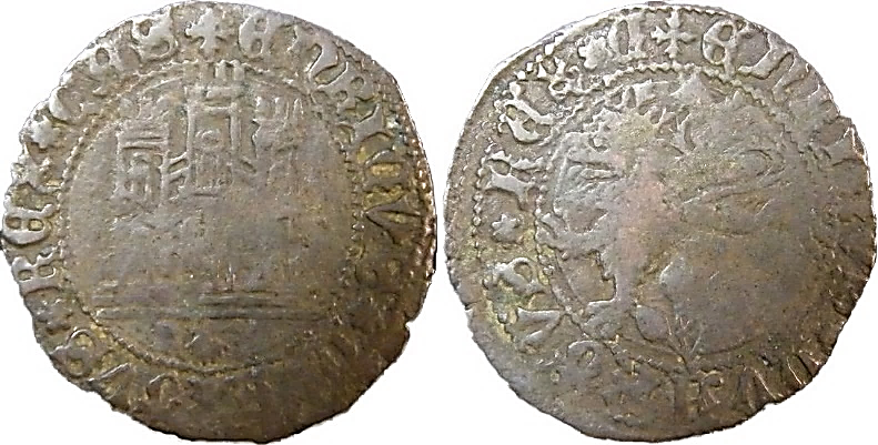 Tipo 22. Maravedí de vellón con castillo y león del Ordenamiento de Madrid de 1462 - Imagen 202