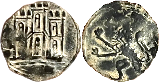 Tipo 22. Maravedí de vellón con castillo y león del Ordenamiento de Madrid de 1462 - Imagen 207