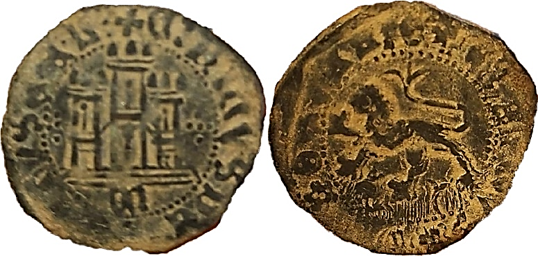 Tipo 22. Maravedí de vellón con castillo y león del Ordenamiento de Madrid de 1462 - Imagen 219