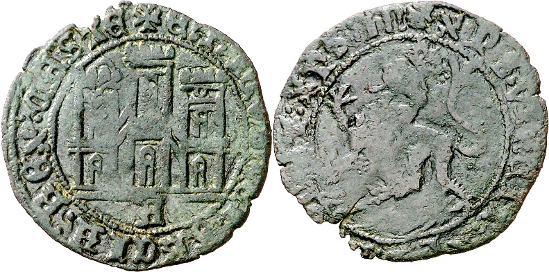 Tipo 22. Maravedí de vellón con castillo y león del Ordenamiento de Madrid de 1462 - Imagen 22