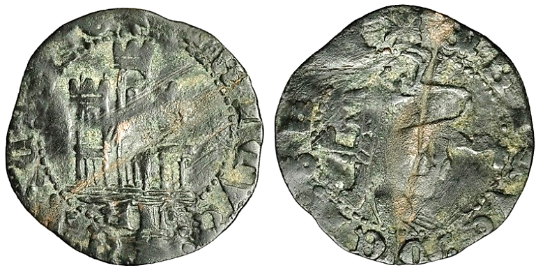 Tipo 22. Maravedí de vellón con castillo y león del Ordenamiento de Madrid de 1462 - Imagen 25