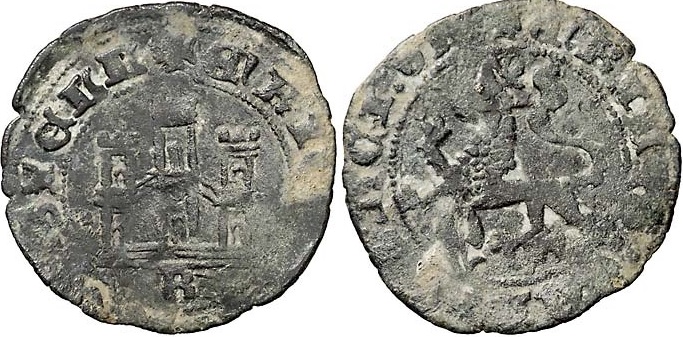 Tipo 22. Maravedí de vellón con castillo y león del Ordenamiento de Madrid de 1462 - Imagen 36