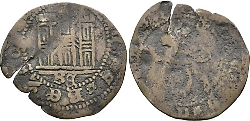 Tipo 22. Maravedí de vellón con castillo y león del Ordenamiento de Madrid de 1462 - Imagen 39