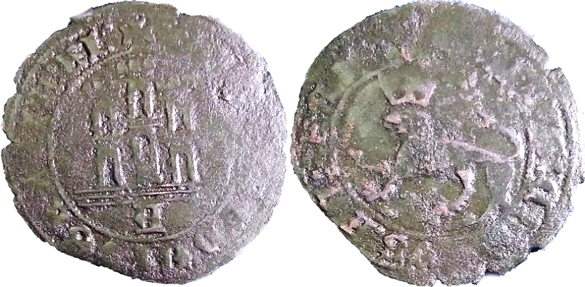 Tipo 22. Maravedí de vellón con castillo y león del Ordenamiento de Madrid de 1462 - Imagen 4