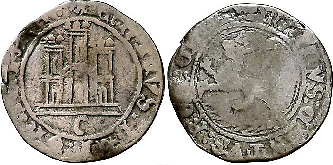 Tipo 22. Maravedí de vellón con castillo y león del Ordenamiento de Madrid de 1462 - Imagen 42