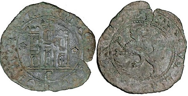 Tipo 22. Maravedí de vellón con castillo y león del Ordenamiento de Madrid de 1462 - Imagen 44