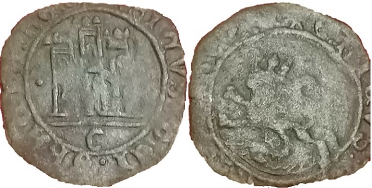 Tipo 22. Maravedí de vellón con castillo y león del Ordenamiento de Madrid de 1462 - Imagen 45