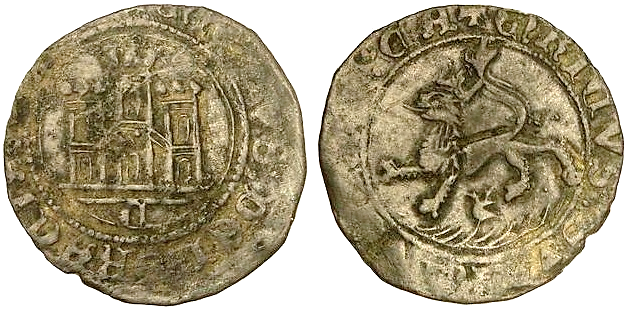 Tipo 22. Maravedí de vellón con castillo y león del Ordenamiento de Madrid de 1462 - Imagen 47