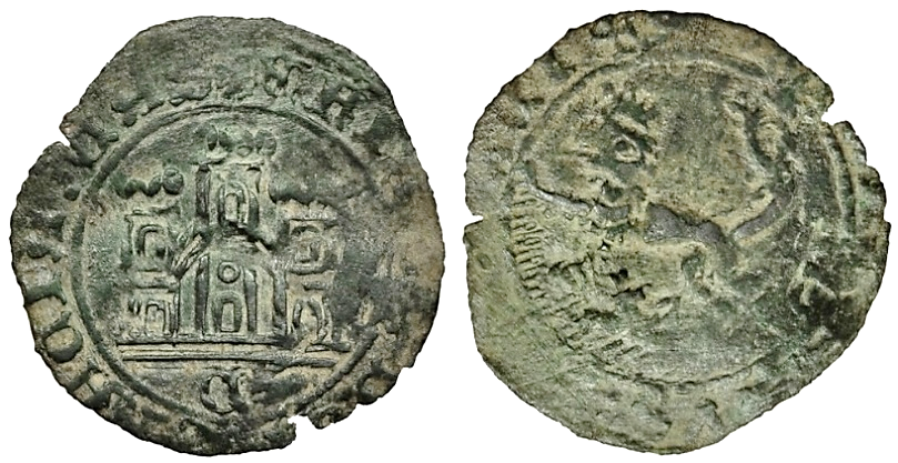 Tipo 22. Maravedí de vellón con castillo y león del Ordenamiento de Madrid de 1462 - Imagen 49