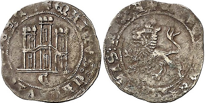 Tipo 22. Maravedí de vellón con castillo y león del Ordenamiento de Madrid de 1462 - Imagen 51