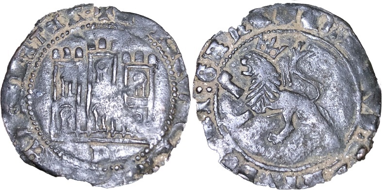 Tipo 22. Maravedí de vellón con castillo y león del Ordenamiento de Madrid de 1462 - Imagen 53