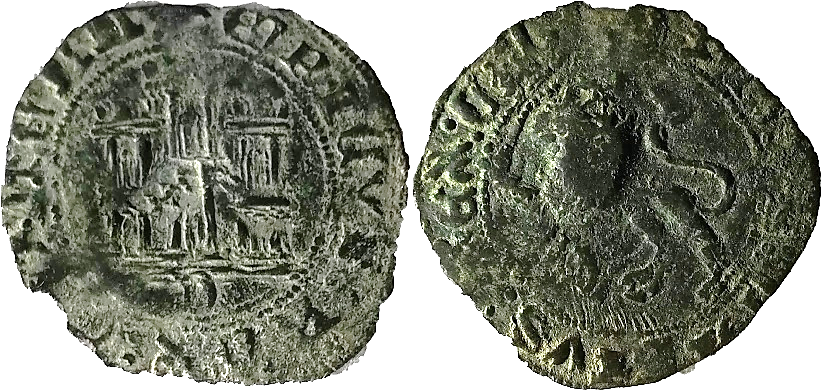 Tipo 22. Maravedí de vellón con castillo y león del Ordenamiento de Madrid de 1462 - Imagen 55