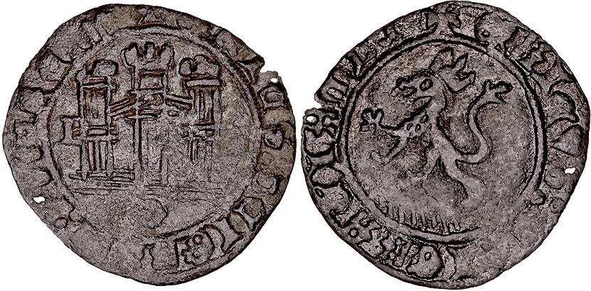 Tipo 22. Maravedí de vellón con castillo y león del Ordenamiento de Madrid de 1462 - Imagen 56