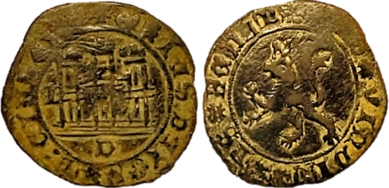 Tipo 22. Maravedí de vellón con castillo y león del Ordenamiento de Madrid de 1462 - Imagen 57