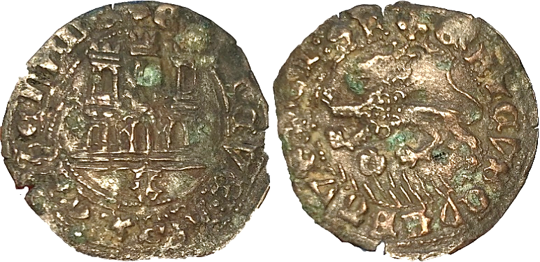 Tipo 22. Maravedí de vellón con castillo y león del Ordenamiento de Madrid de 1462 - Imagen 59