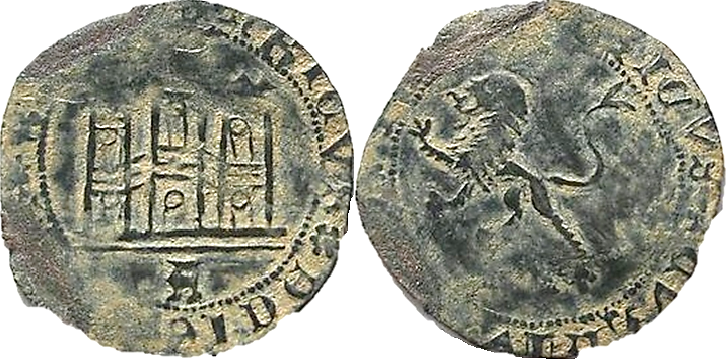 Tipo 22. Maravedí de vellón con castillo y león del Ordenamiento de Madrid de 1462 - Imagen 6