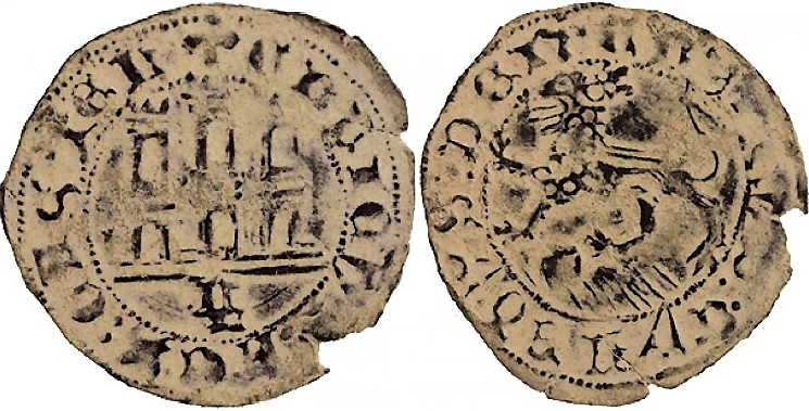 Tipo 22. Maravedí de vellón con castillo y león del Ordenamiento de Madrid de 1462 - Imagen 60