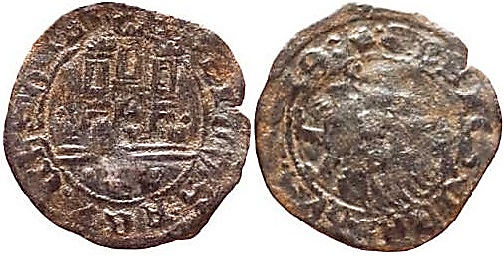 Tipo 22. Maravedí de vellón con castillo y león del Ordenamiento de Madrid de 1462 - Imagen 64