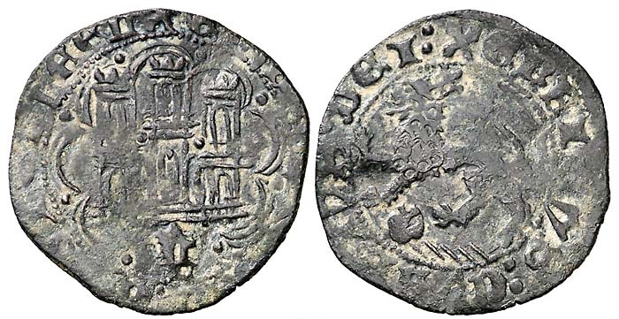 Tipo 22. Maravedí de vellón con castillo y león del Ordenamiento de Madrid de 1462 - Imagen 65