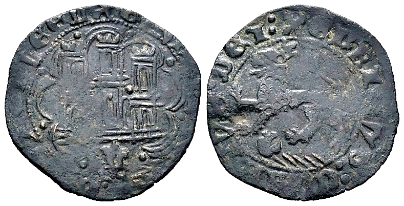 Tipo 22. Maravedí de vellón con castillo y león del Ordenamiento de Madrid de 1462 - Imagen 66