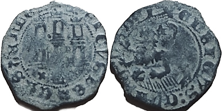 Tipo 22. Maravedí de vellón con castillo y león del Ordenamiento de Madrid de 1462 - Imagen 68