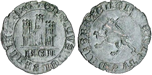 Tipo 22. Maravedí de vellón con castillo y león del Ordenamiento de Madrid de 1462 - Imagen 69