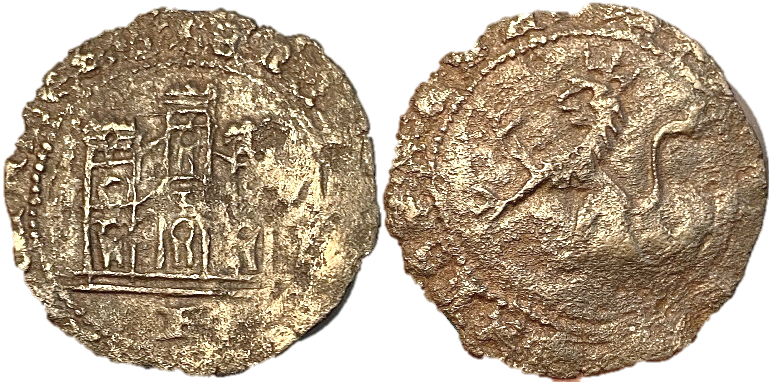 Tipo 22. Maravedí de vellón con castillo y león del Ordenamiento de Madrid de 1462 - Imagen 7