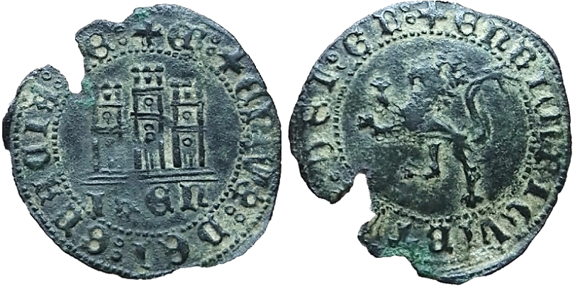 Tipo 22. Maravedí de vellón con castillo y león del Ordenamiento de Madrid de 1462 - Imagen 75