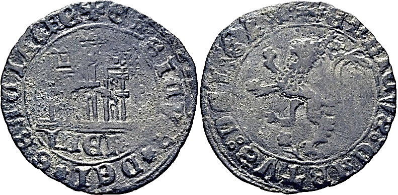 Tipo 22. Maravedí de vellón con castillo y león del Ordenamiento de Madrid de 1462 - Imagen 77