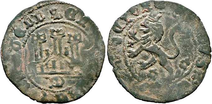 Tipo 22. Maravedí de vellón con castillo y león del Ordenamiento de Madrid de 1462 - Imagen 85