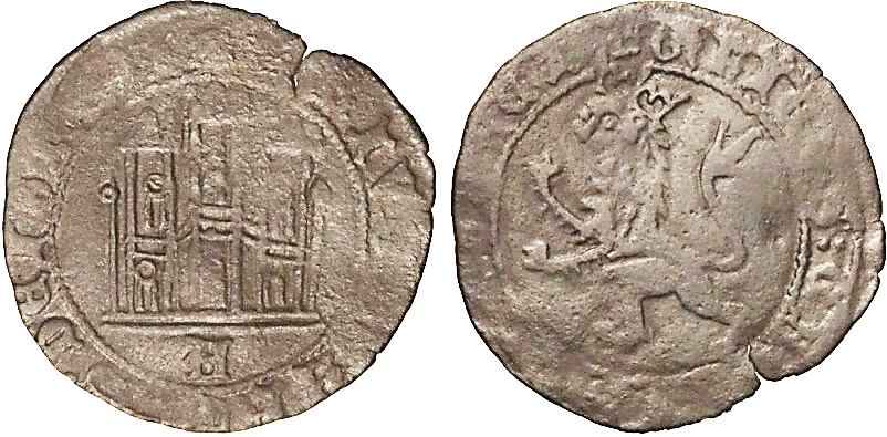 Tipo 22. Maravedí de vellón con castillo y león del Ordenamiento de Madrid de 1462 - Imagen 9