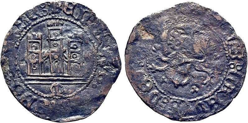 Tipo 22. Maravedí de vellón con castillo y león del Ordenamiento de Madrid de 1462 - Imagen 92