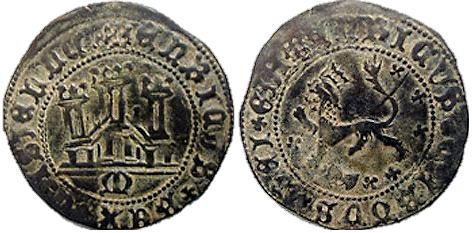 Tipo 22. Maravedí de vellón con castillo y león del Ordenamiento de Madrid de 1462 - Imagen 95