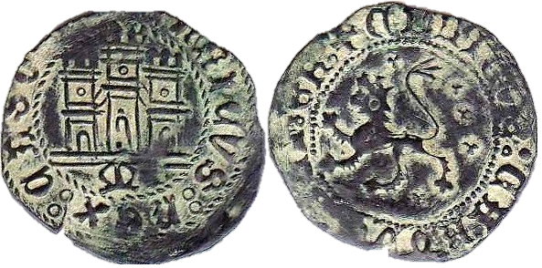 Tipo 22. Maravedí de vellón con castillo y león del Ordenamiento de Madrid de 1462 - Imagen 98