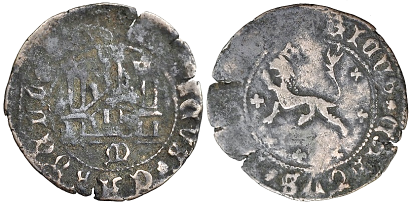 Tipo 22. Maravedí de vellón con castillo y león del Ordenamiento de Madrid de 1462 - Imagen 99