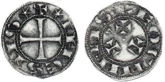 Tipo 22. Privilegio del Monasterio de Sahagún: Dineros de “Sahagún” - Imagen 1