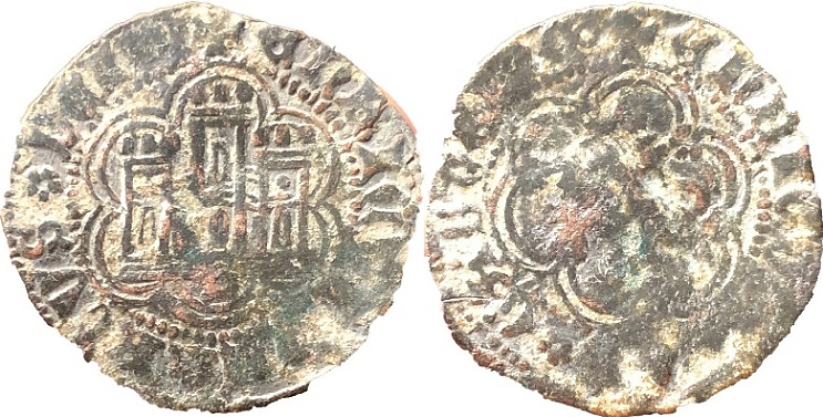 Tipo 23. Blanca de vellón con castillo y león, con lóbulos del Ordenamiento de Madrid de 1462. - Imagen 20