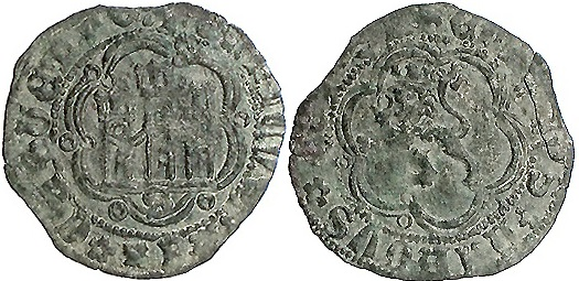 Tipo 23. Blanca de vellón con castillo y león, con lóbulos del Ordenamiento de Madrid de 1462. - Imagen 22