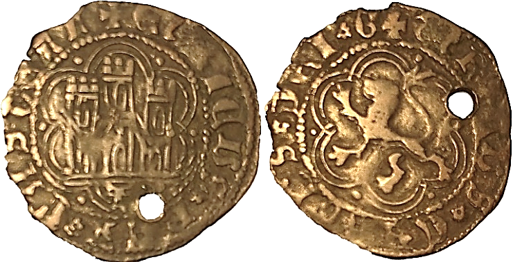 Tipo 23. Blanca de vellón con castillo y león, con lóbulos del Ordenamiento de Madrid de 1462. - Imagen 27