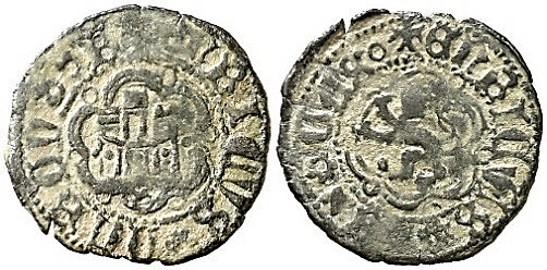 Tipo 24. Media Blanca de vellón con castillo y león, con lóbulos del Ordenamiento de Madrid de 1462 - Imagen 14