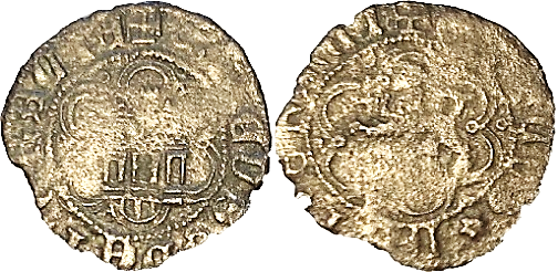 Tipo 24. Media Blanca de vellón con castillo y león, con lóbulos del Ordenamiento de Madrid de 1462 - Imagen 23