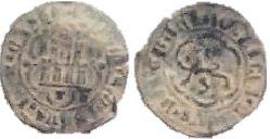 Tipo 24. Media Blanca de vellón con castillo y león, con lóbulos del Ordenamiento de Madrid de 1462 - Imagen 42