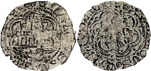 Tipo 24. Media Blanca de vellón con castillo y león, con lóbulos del Ordenamiento de Madrid de 1462 - Imagen 43