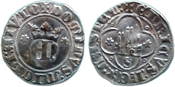 Tipo 24. Tercio de Real de Plata con “EN” coronadas - Imagen 2