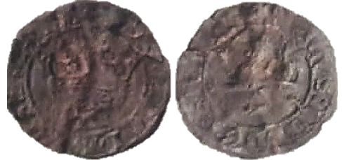 Tipo 27. Maravedí o Blanca de la Corona y el León - Imagen 4