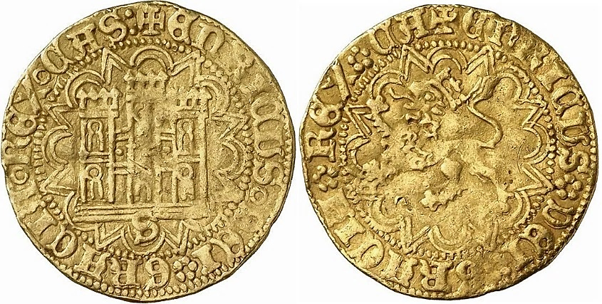 Tipo 28. Enrique Castellano de oro - Imagen 12