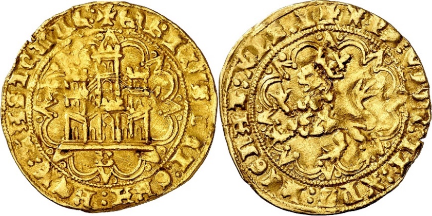 Tipo 28. Enrique Castellano de oro - Imagen 3