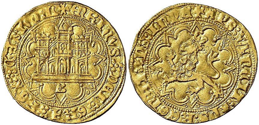 Tipo 28. Enrique Castellano de oro - Imagen 6